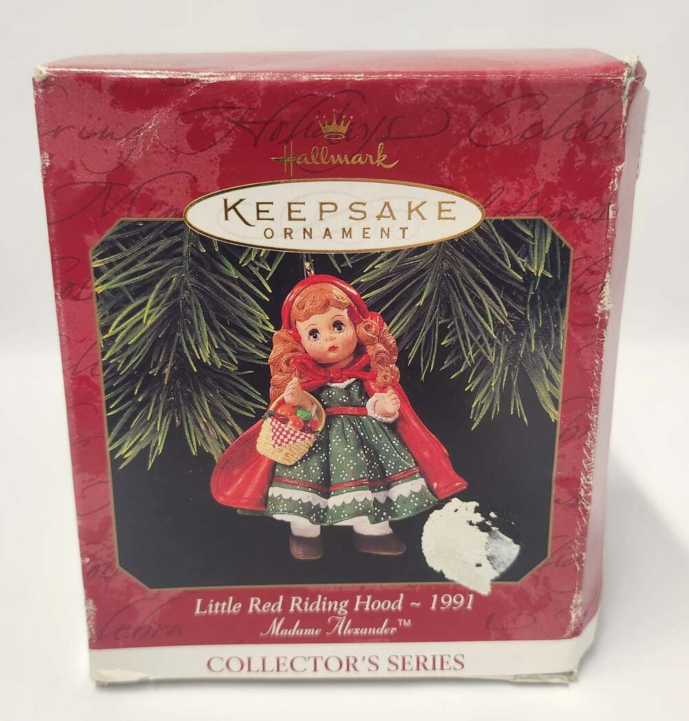 1997 Hallmark Madame Alexander Little Red Riding Hood Ornament QX6155
